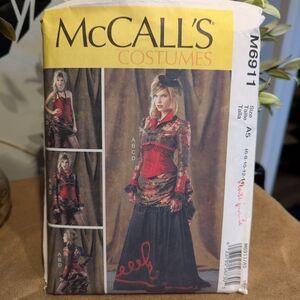 McCall's Women's Costume Pattern - Red and Black